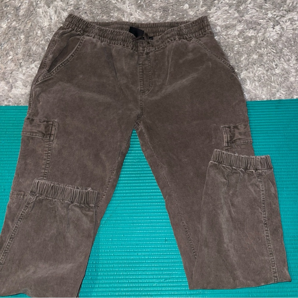 prAna WOMEN'S LOST HWY BROWN PANTS SZ MEDIUM INSEAM 27